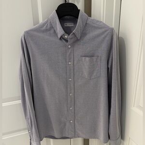 7 Diamonds Oxford Stretch Shirt, Medium